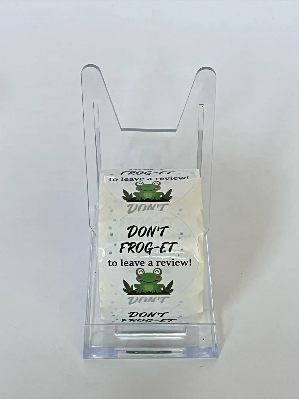50 Don't Frog-et to Leave a Review 1.5” Stickers
